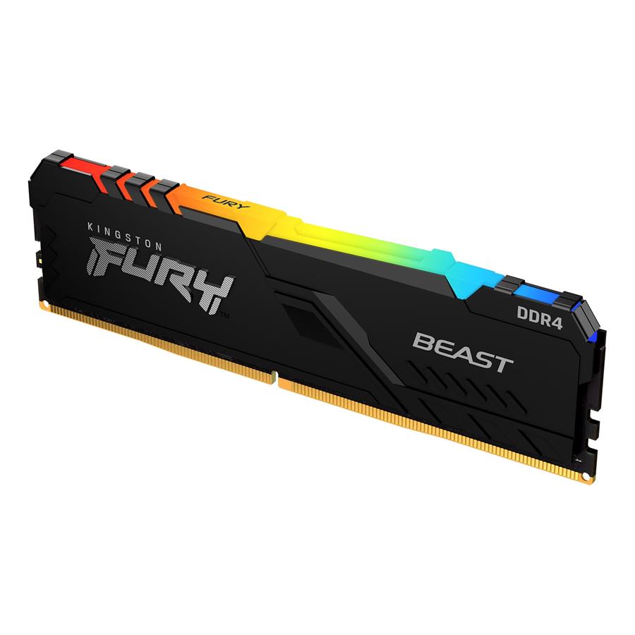 Memoria Ram DDR4 16GB 3200 Mhz Kingston Fury Beast RGB