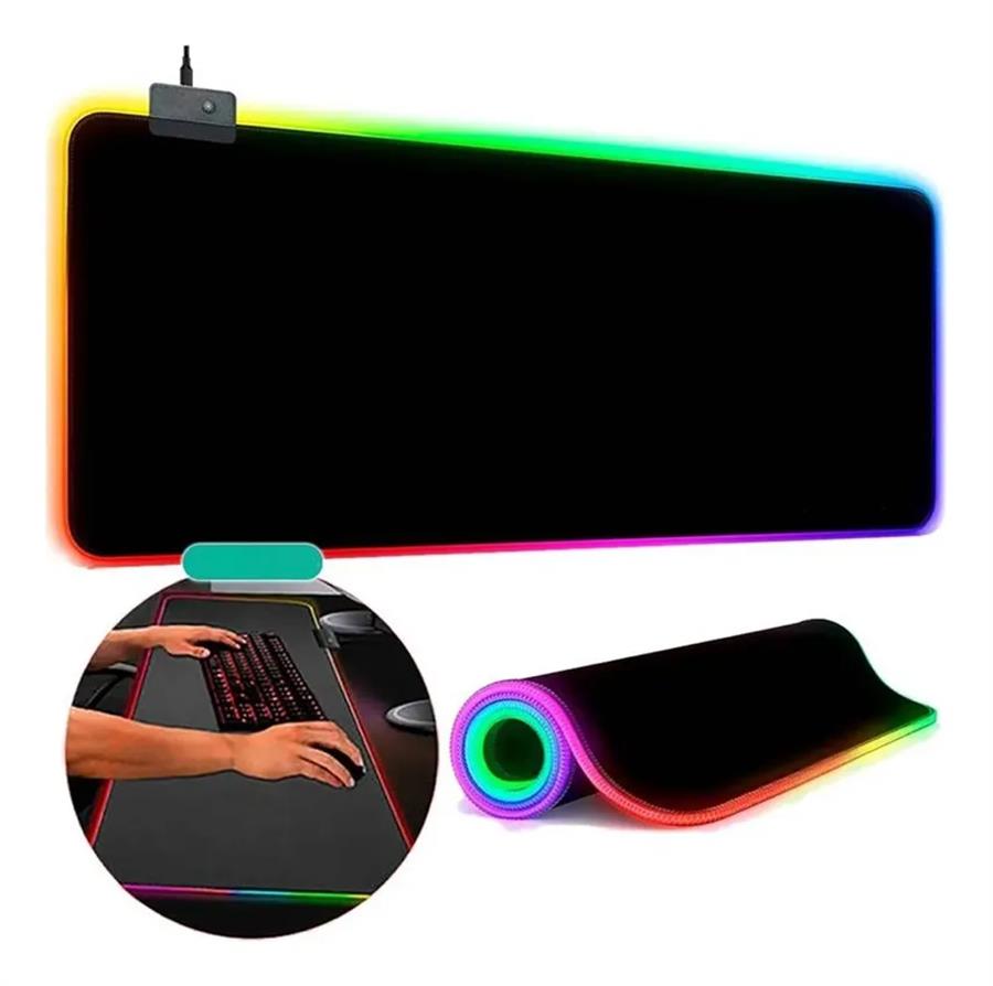 Mouse  Pad Gamer SPEED XXL 80x30 Negro/RGB