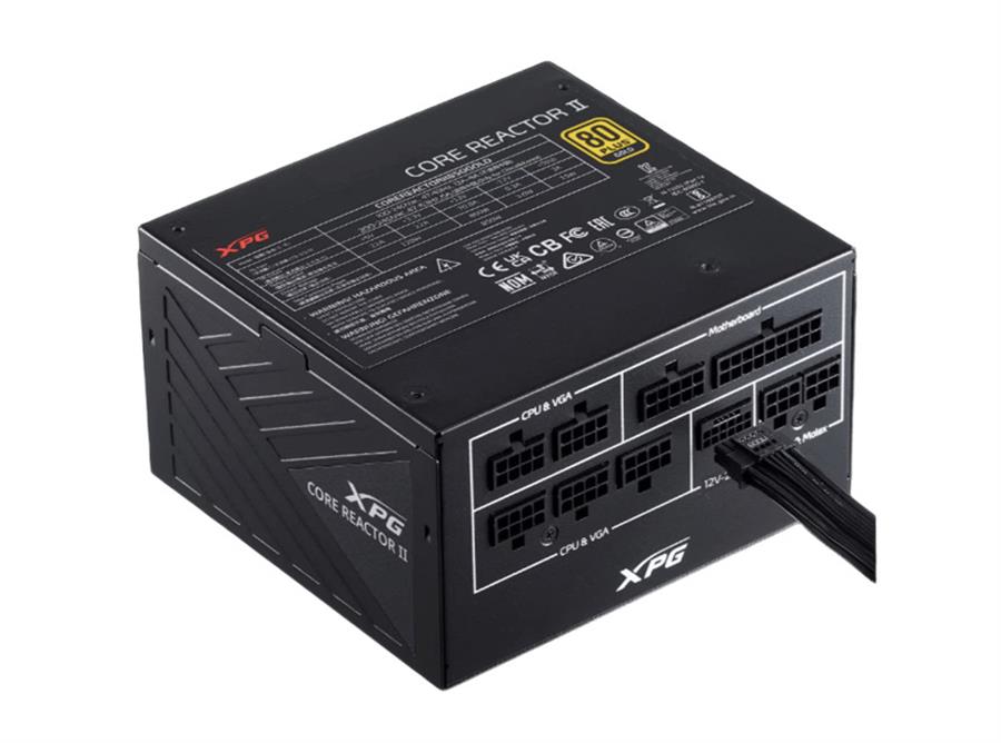 Fuente Certificada XPG CORE REACTOR II VE | Full Modular | 80+ GOLD | Cert.Cybenetics | 750W