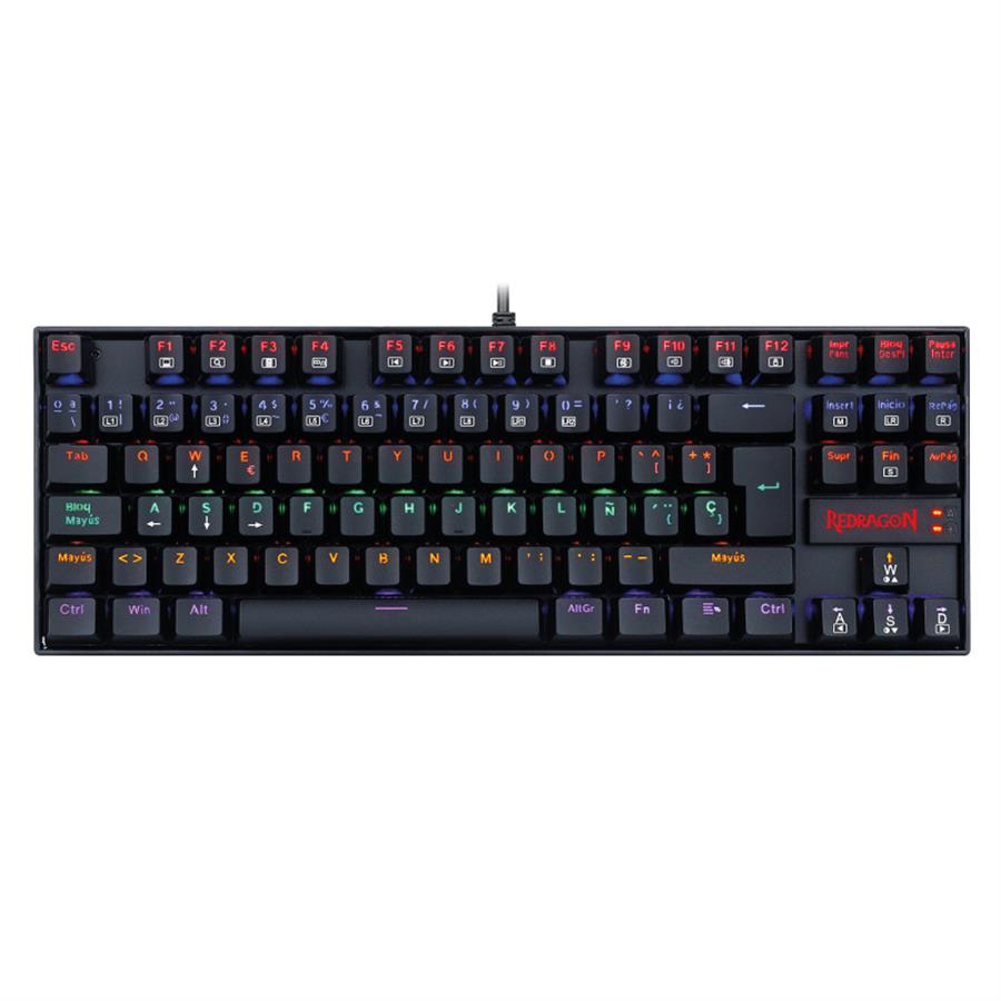 Teclado Mecánico Redragon K552 Kumara | RED | ES | 80% | Rainbow