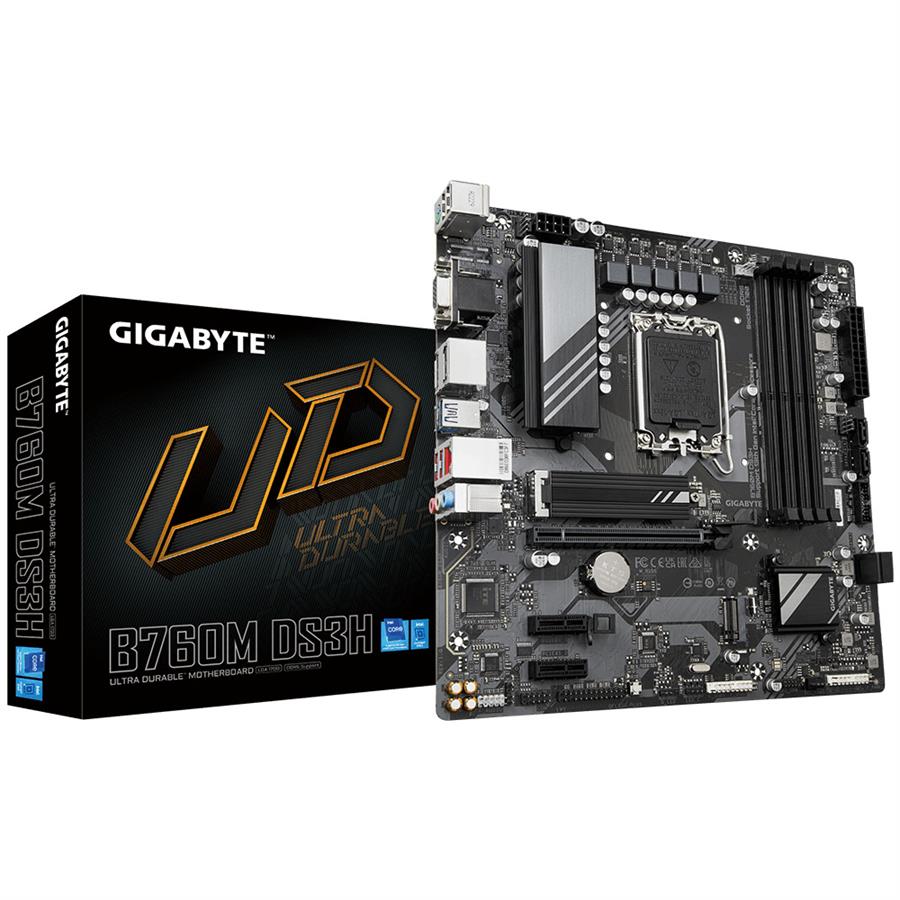 Motherboard GIGABYTE (LGA1700) B760M DS3H DDR4