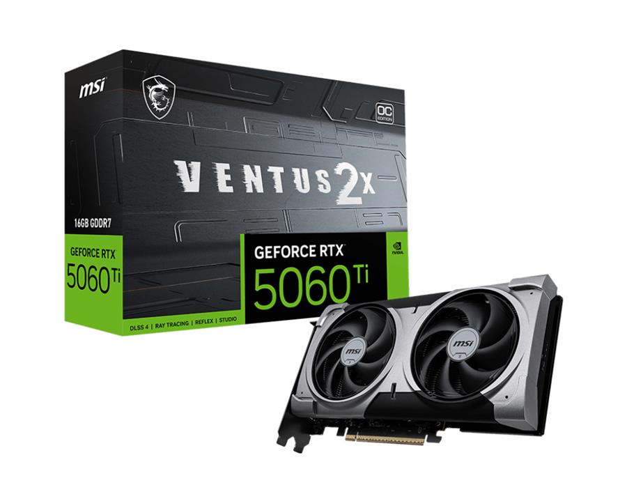 Placa de Video Msi RTX 5060Ti 16Gb VENTUS 2X Plus OC