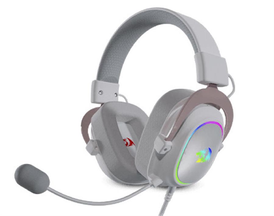 Auriculares- Redragon H510 Zeus X Blanco RGB
