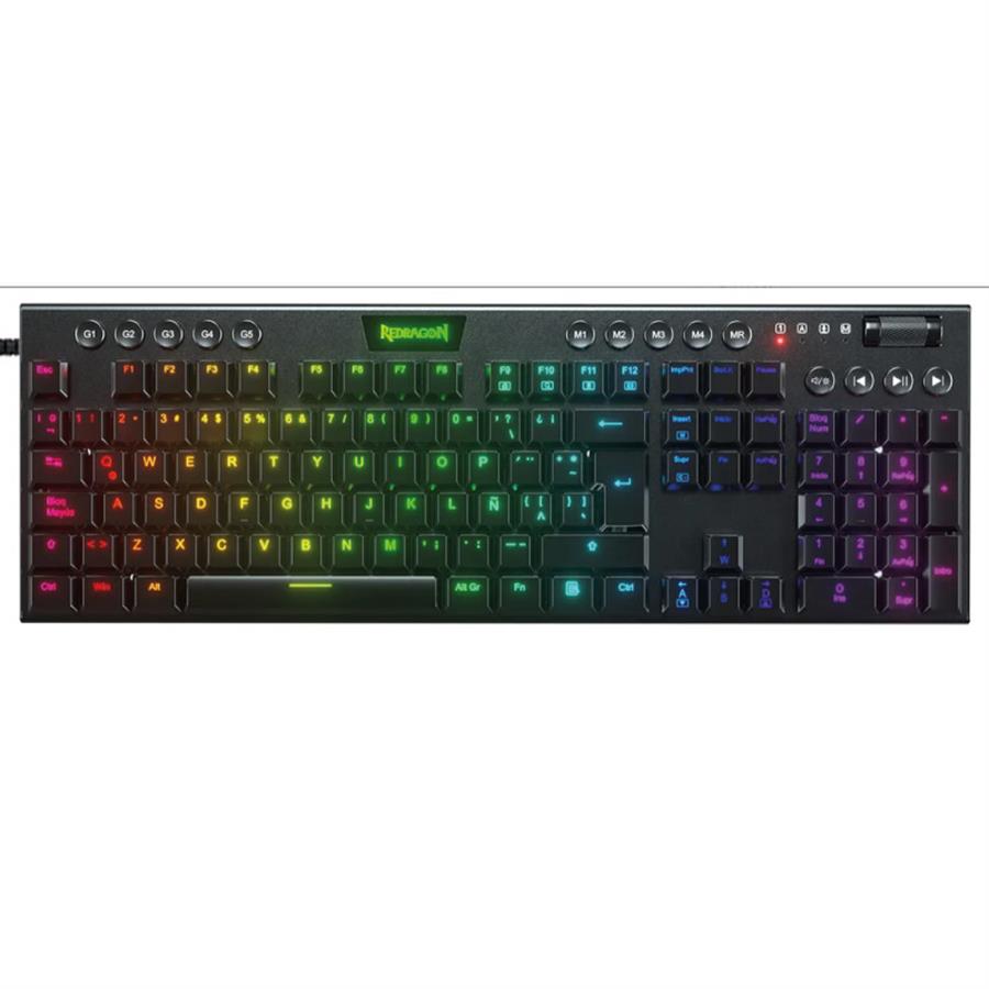 Teclado Mecánico Redragon Horus K619 FS | RED | ES | 100% | RGB