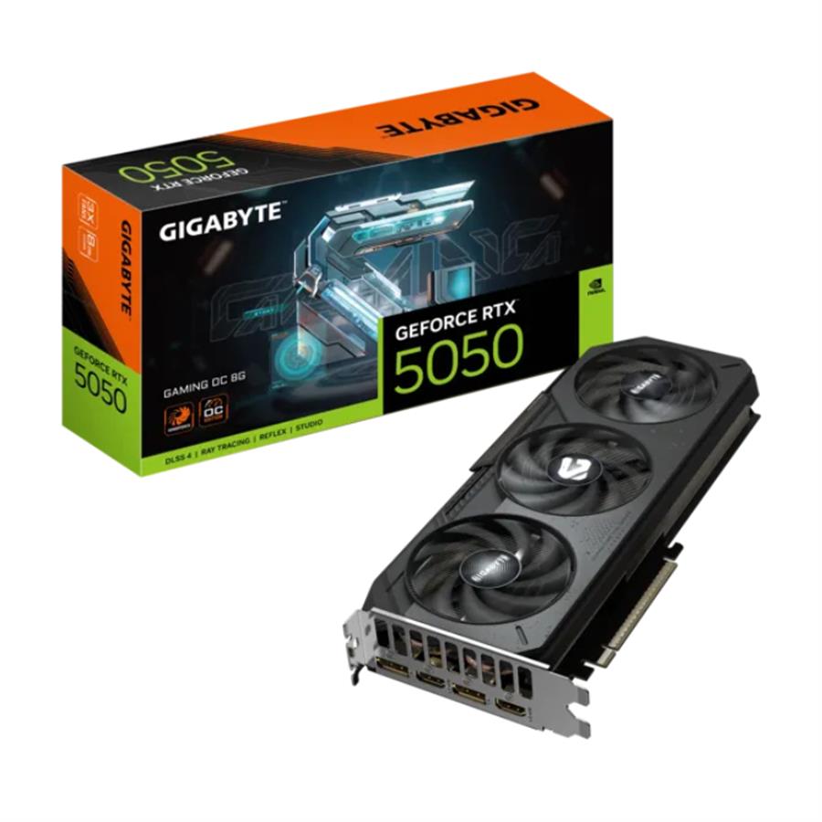 Placa de Video Gigabyte GeForce RTX 5050 GAMING OC 8GB