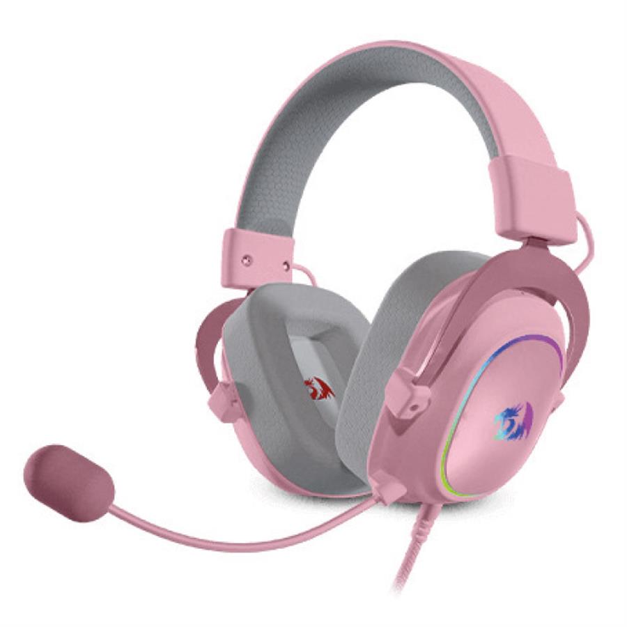 Auriculares- Redragon H510 Zeus X Rosa RGB