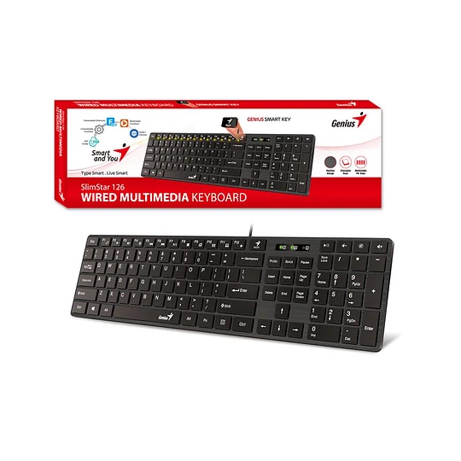 Teclado Genius SlimStar 126
