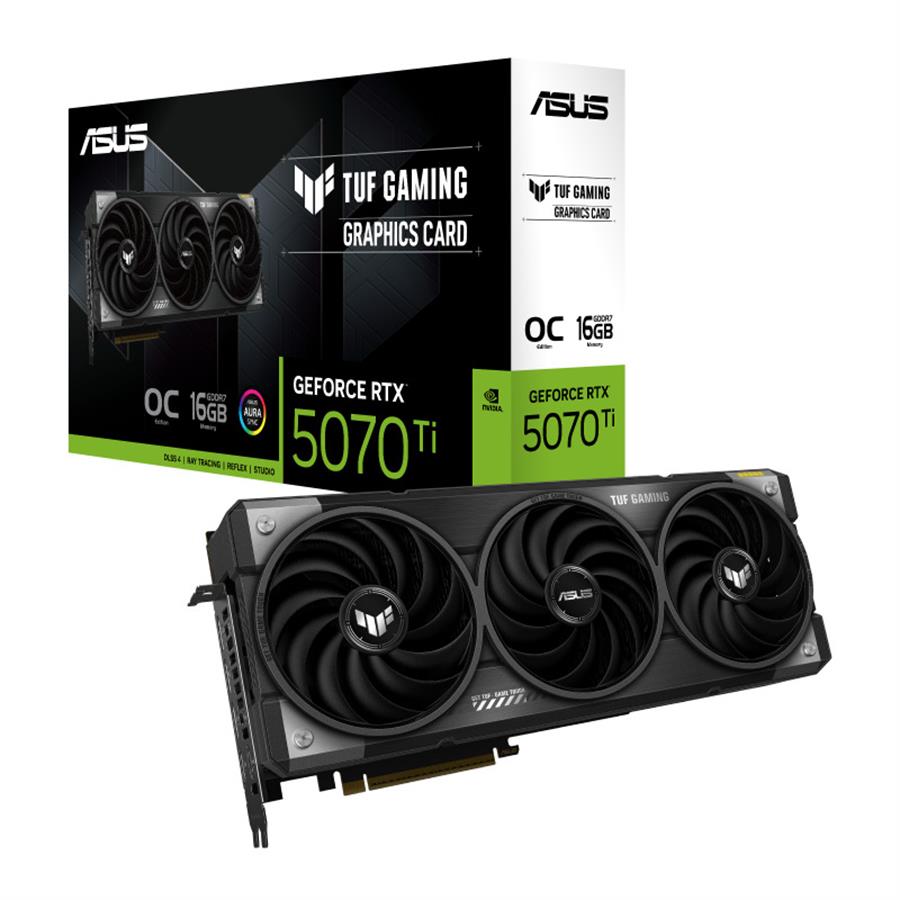 Placa de Video Asus GeForce RTX 5070Ti 16GB TUF OC