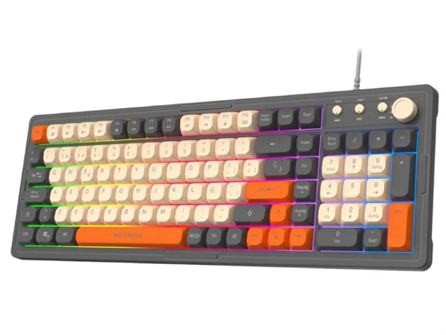 Teclado Membrana Netmark NM-TM32 | 80% | ES | Retroiluminado