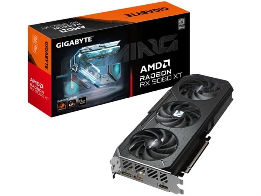 Placa de Video Gigabyte Radeon  RX 9060XT GAMING 8GB OC
